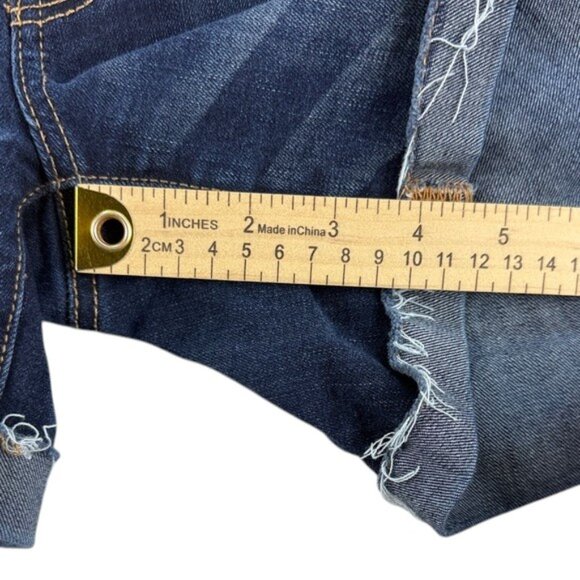 American Eagle Women’s Size 8 Midi Shorts Raw Folded Hem Stretch - Picture 5 of 8